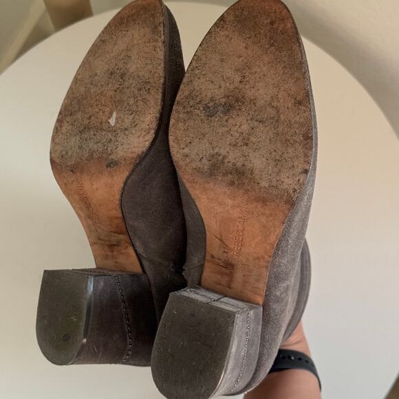 Rebecca Minkoff Benson Suede Ankle Boots in Grey Size 7.5 - Picture 7 of 8